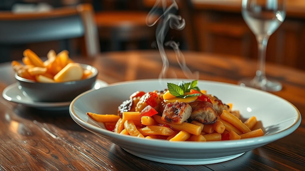 Signature comfort food dish at Rosine's Monterey