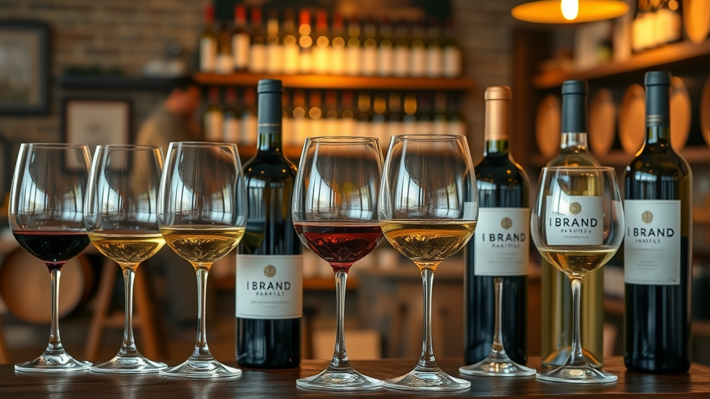 Warm and inviting I. Brand Family Wines tasting room