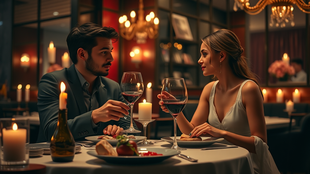 Elegant wine dinner at Georis Winery's restaurant